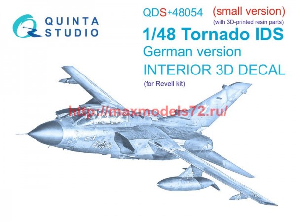 QDS+48054   3D Декаль интерьера кабины Tornado IDS Germa (Revell) (малая версия) (с 3D-печатными деталями) (thumb73626)